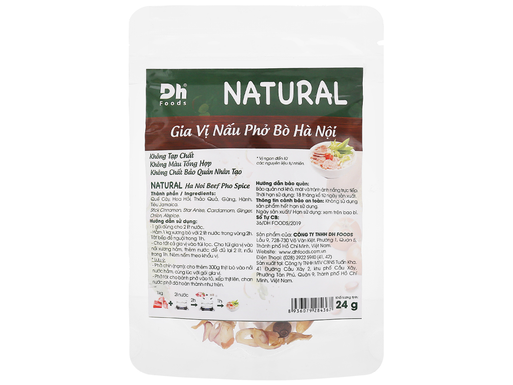 Gia vị nấu Phở bò Hà Nội (24g)